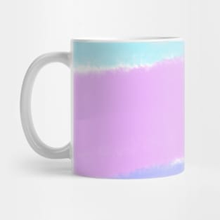 Blue pink purple watercolor abstract art Mug